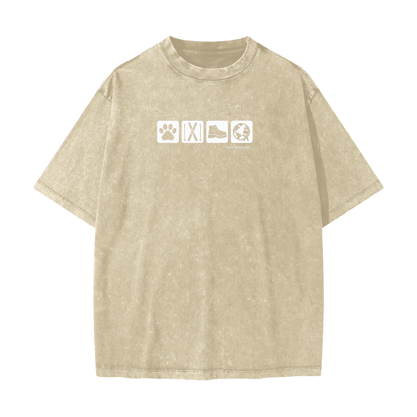 Heavyweight Snow Washed T-Shirt