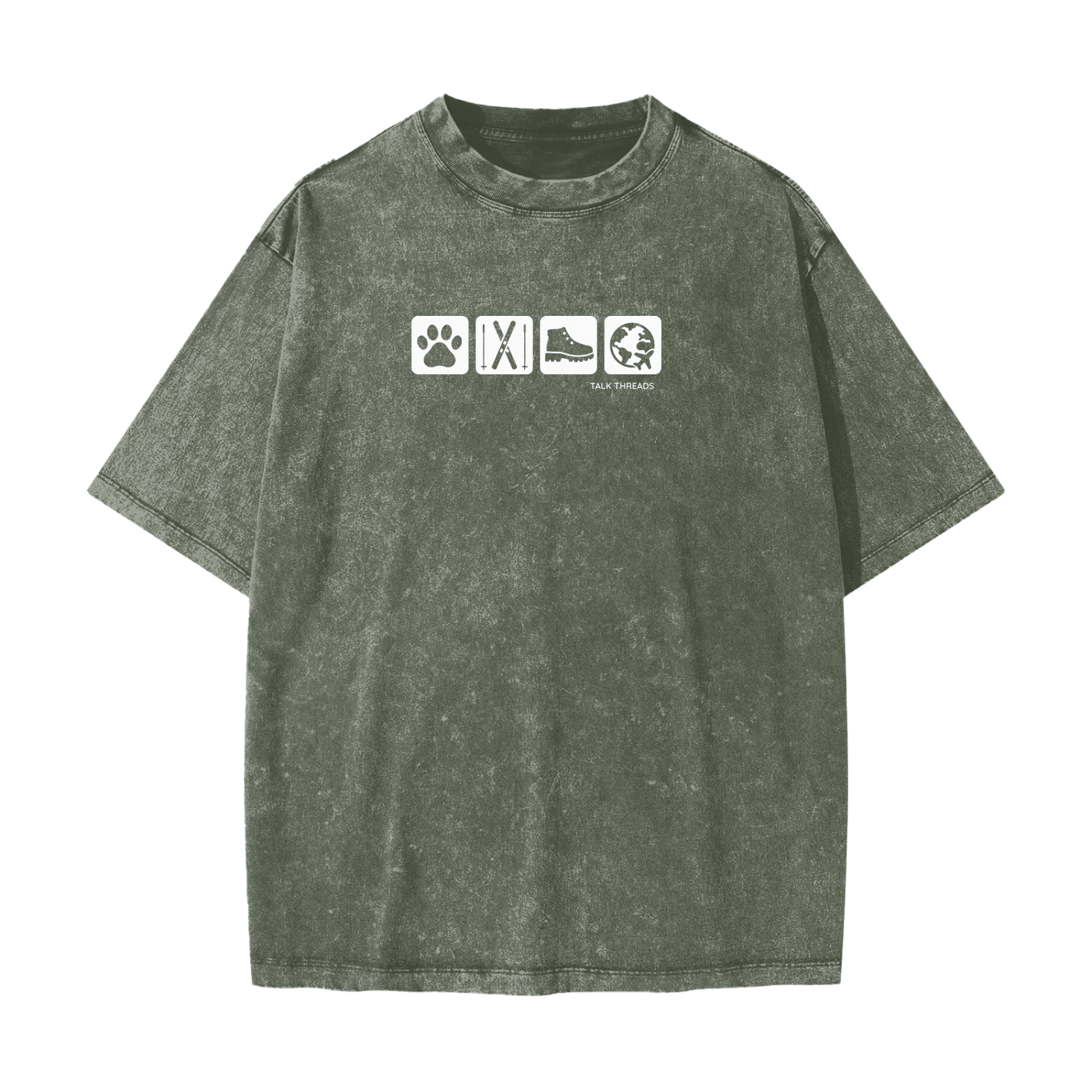 Heavyweight Snow Washed T-Shirt