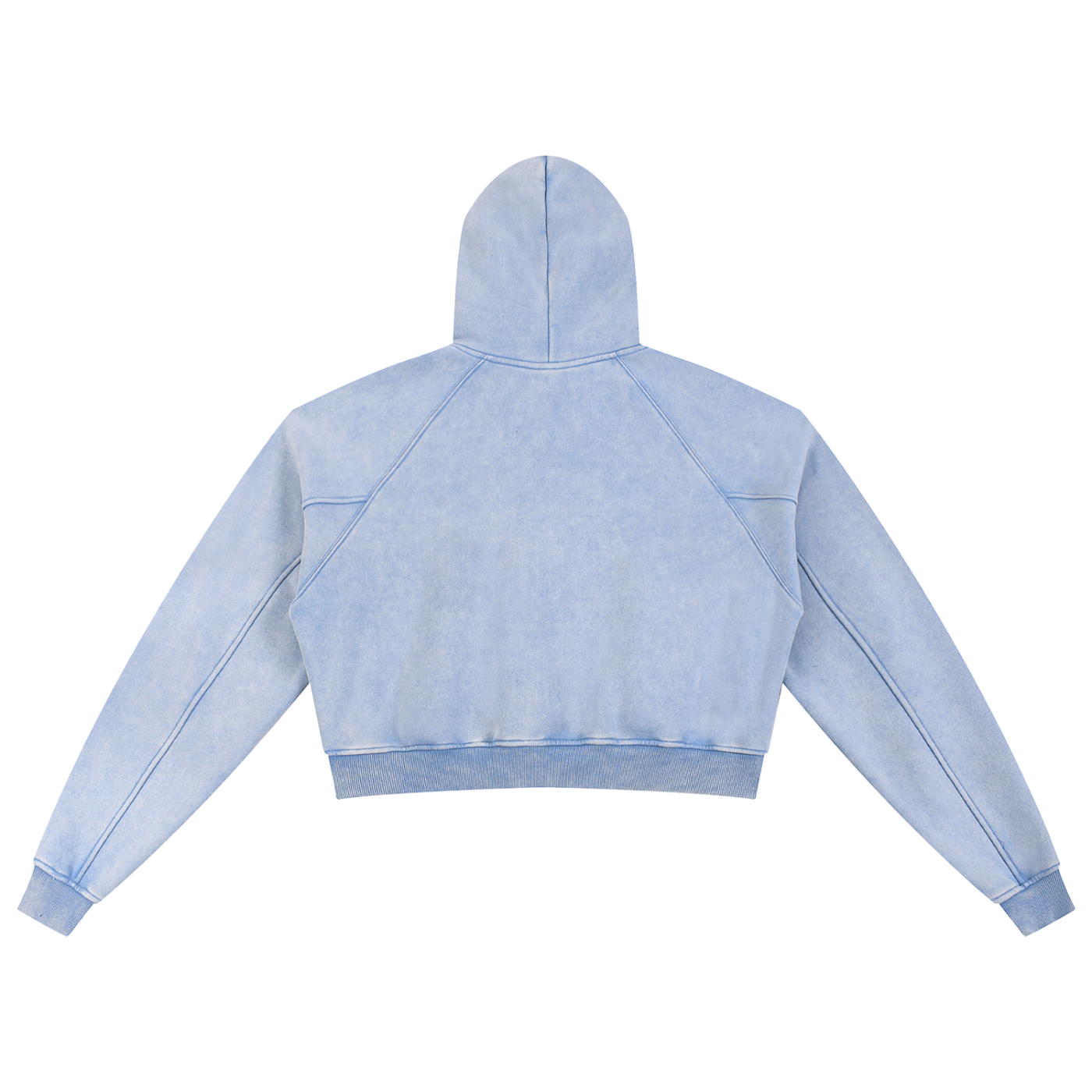 Snow Washed Cropped Women's Hoodie