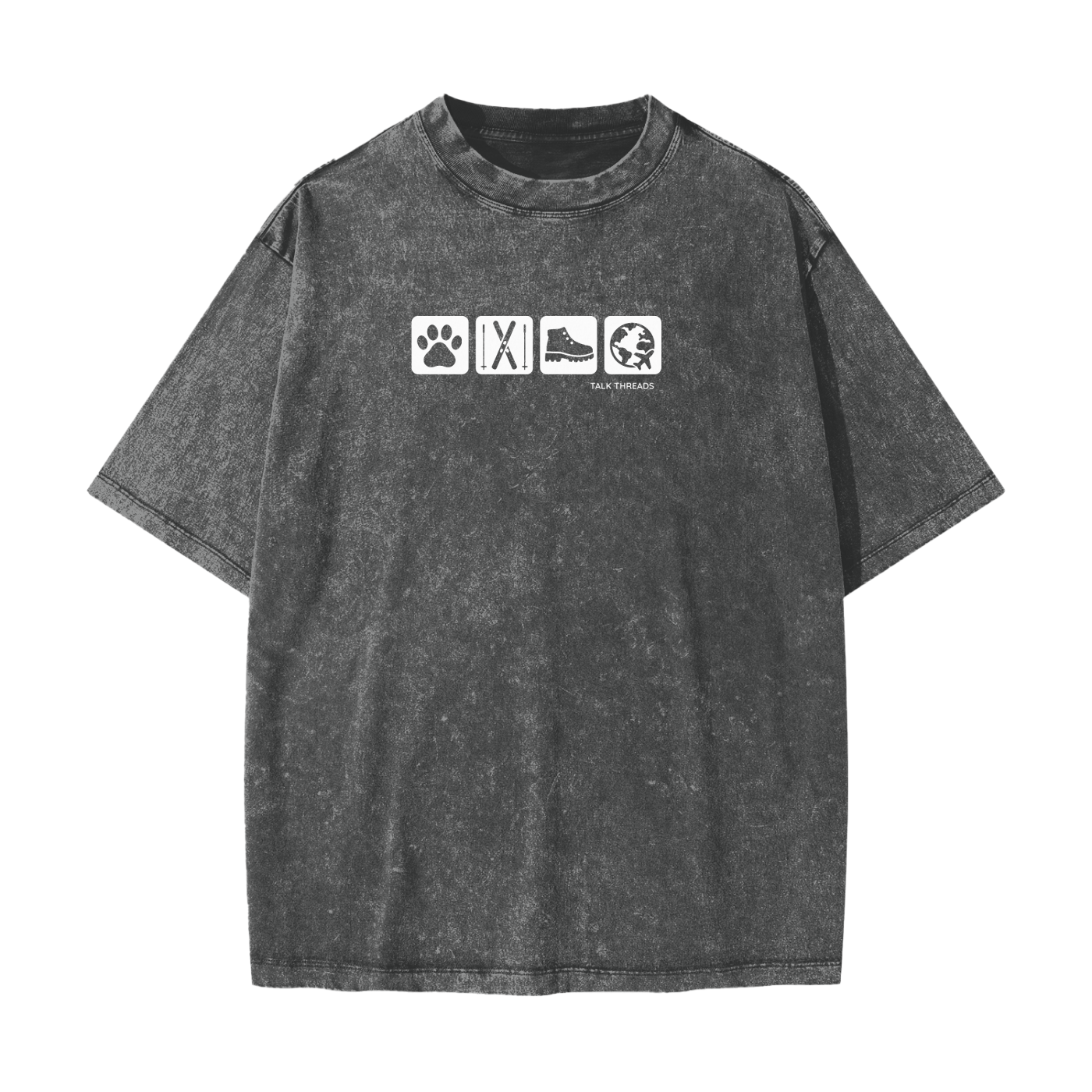 Heavyweight Snow Washed T-Shirt