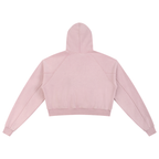Snow Washed Cropped Women's Hoodie