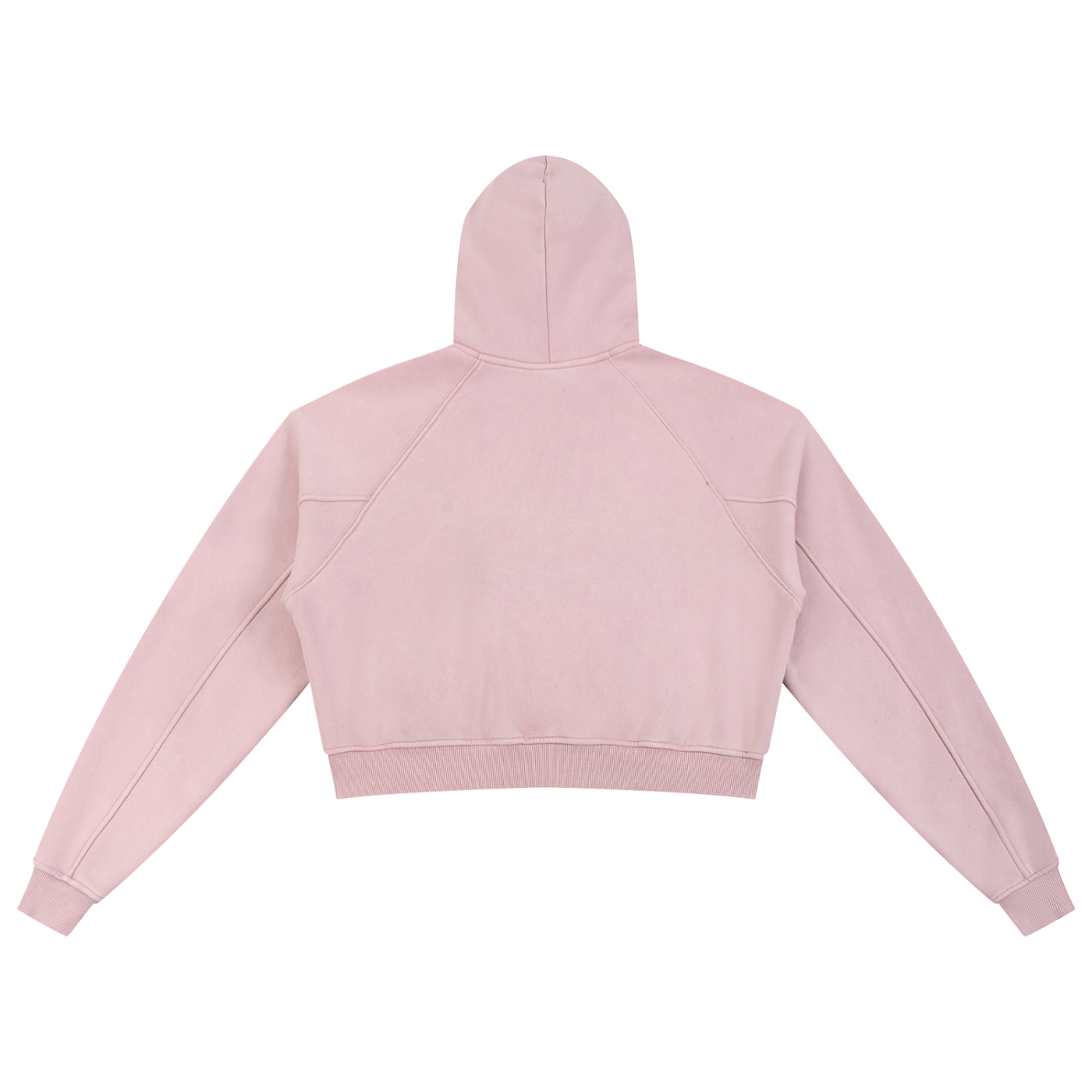 Snow Washed Cropped Women's Hoodie