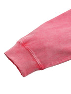 Snow Washed Frayed Edge Long Sleeve T-Shirt