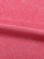 Snow Washed Frayed Edge Long Sleeve T-Shirt