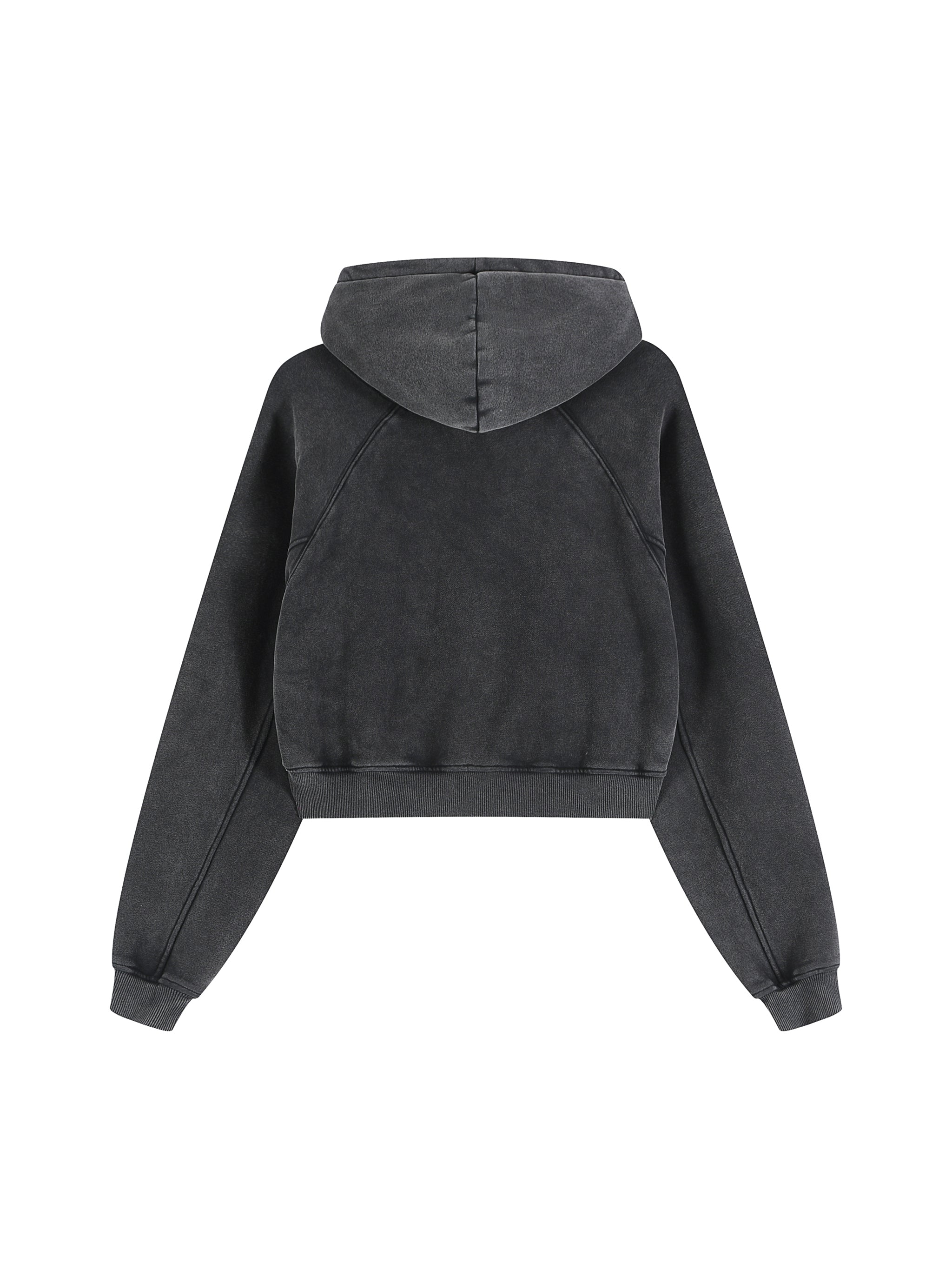 Snow Washed Cropped Women's Hoodie