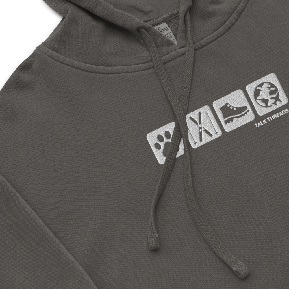 Unisex Pigment-Dyed OG Hoodie - Embroidery Only