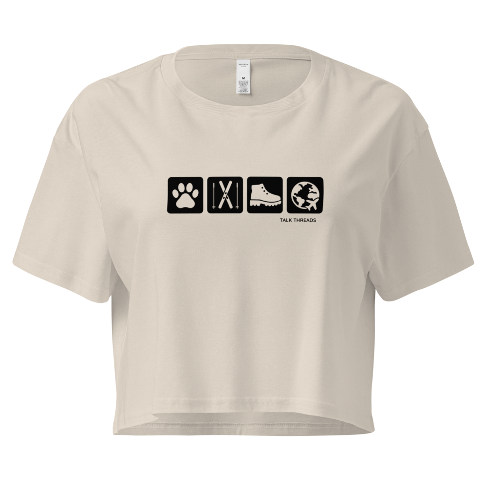 Women’s Easy Throw On Crop Top