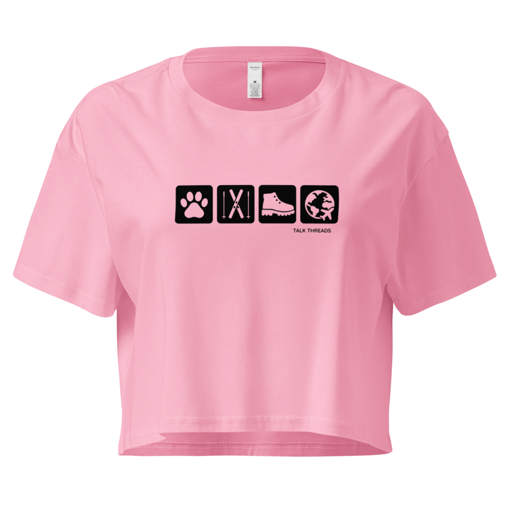 Women’s Easy Throw On Crop Top