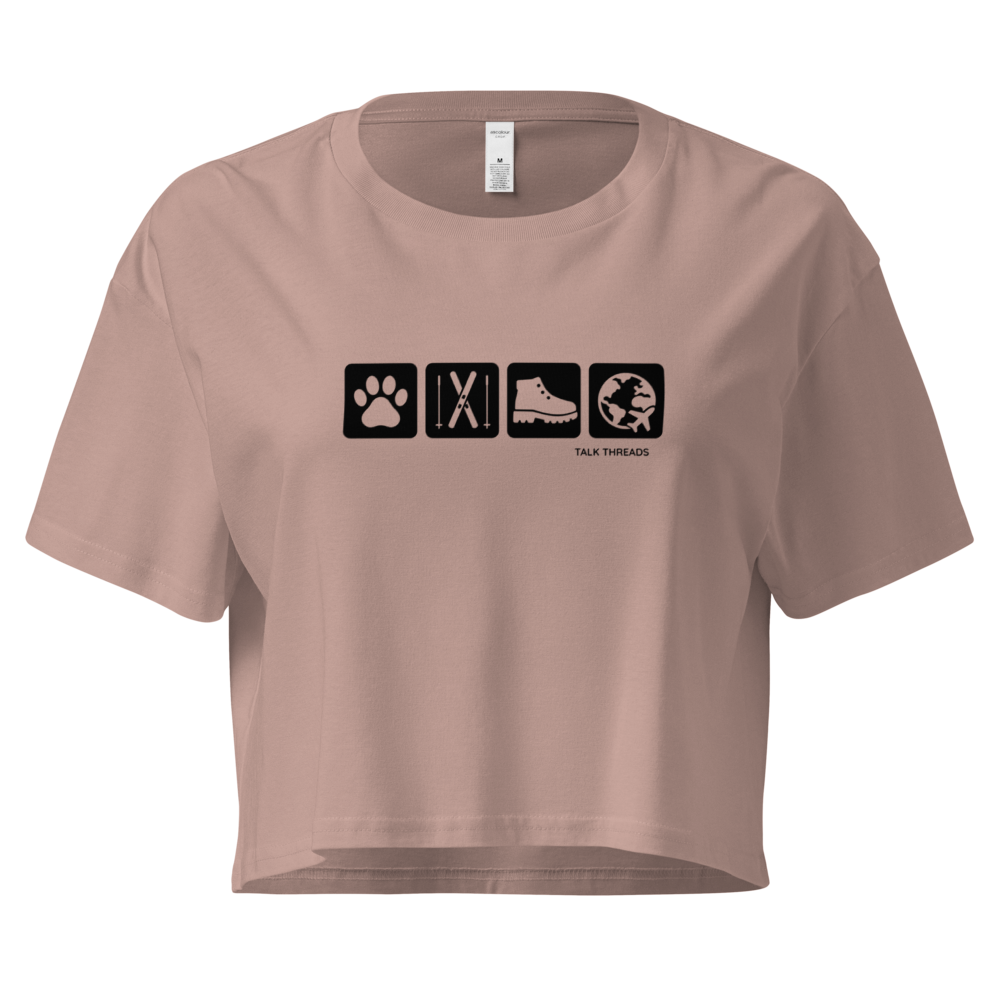 Women’s Easy Throw On Crop Top