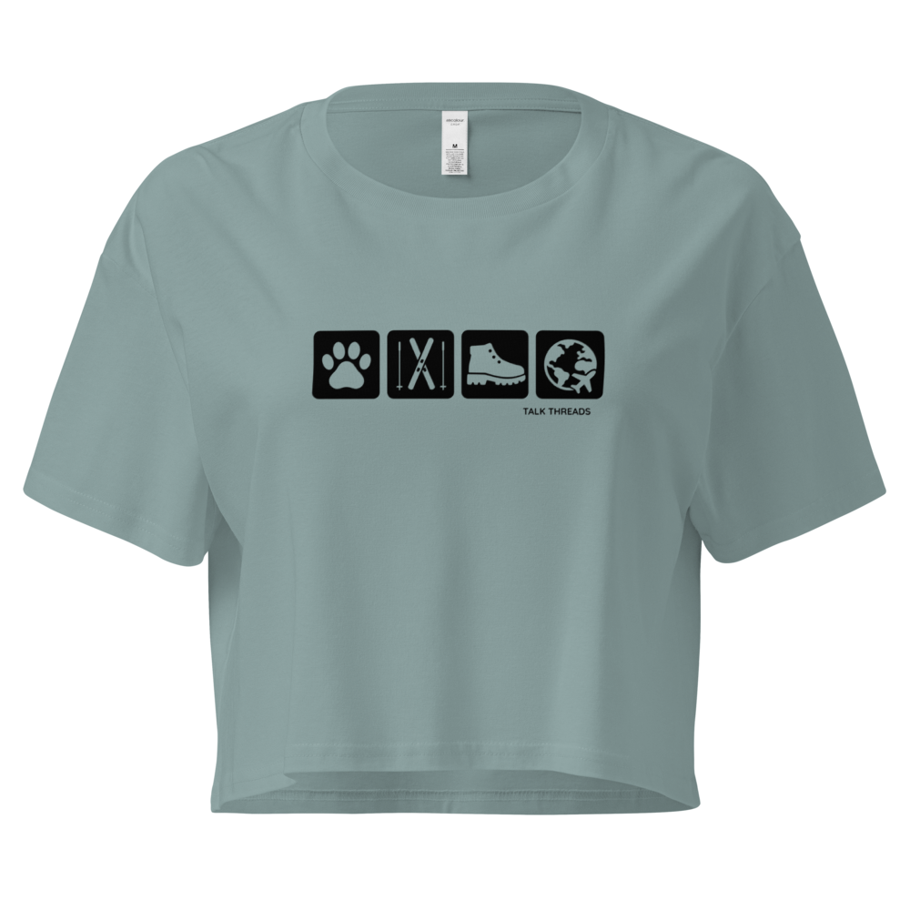 Women’s Easy Throw On Crop Top